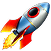 e-girls rocket emoji icon